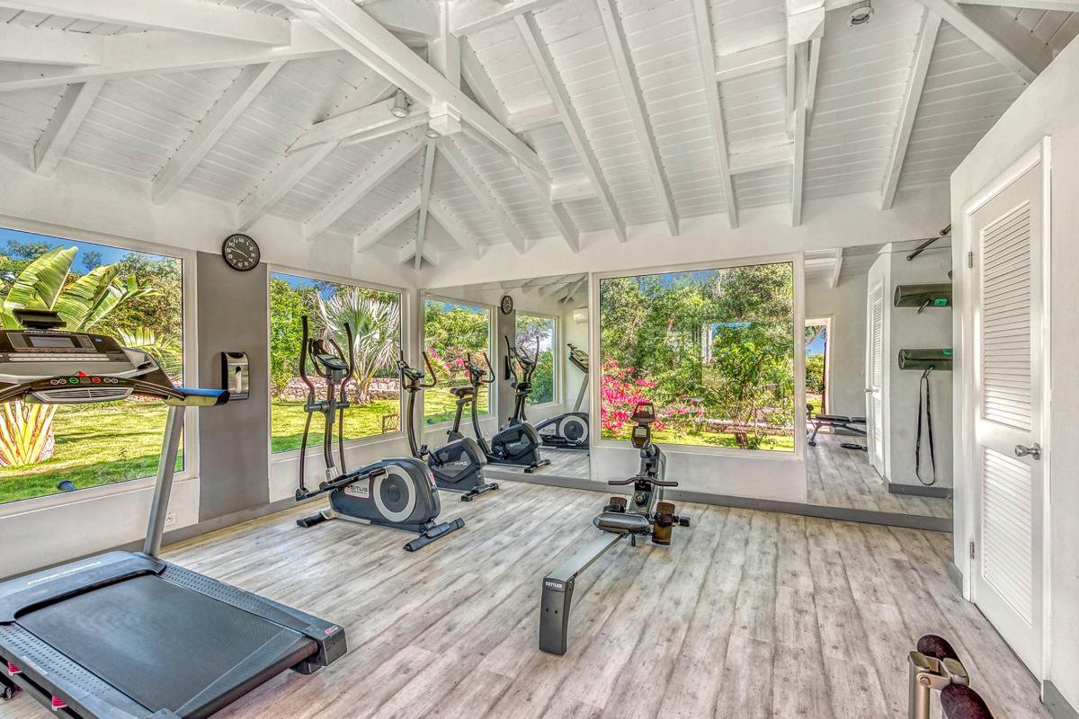 St Martin luxury Villa - Gym